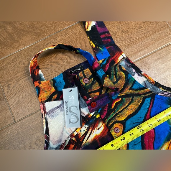 π Overall Jumpsuit mixed textile colors - Buy 6 for 30$ with π kiss emoji - Picture 5 of 8